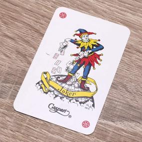 img 3 attached to 🀄 Caspari Blue Chinese Wallpaper Playing Cards - Includes 2 Decks for Sale with Improved SEO