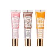 💄 broadway vita-lip clear lip gloss 0.47oz/14ml (set of 3) - mint, coconut, and rosehip oil logo