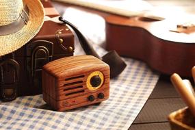 img 1 attached to MUZEN OTR Wood Portable Bluetooth Retro Speaker Cell Phones & Accessories