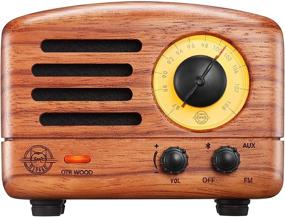 img 4 attached to MUZEN OTR Wood Portable Bluetooth Retro Speaker Cell Phones & Accessories