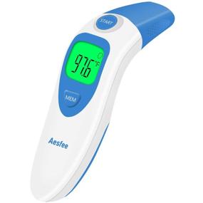 img 4 attached to 🌡️ Digital Infrared Forehead and Ear Thermometer for Babies, Kids, and Adults - LCD Display, Fever Alarm - Reliable Forehead Thermometer for Fever