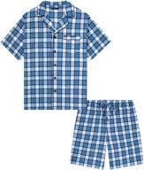 👕 noble mount men's cotton short pajama set – stylish and comfortable sleepwear logo