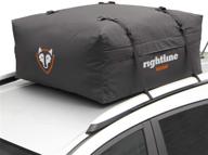 🚗 rightline gear range jr car top carrier: 10 cu ft | compact cars | weatherproof | attach with or without roof rack - 100r50 logo