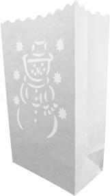 img 2 attached to CleverDelights White Luminary Bags Decorations Event & Party Supplies for Decorations
