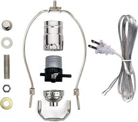 img 4 attached to 💡 ML93H Silver Finish Make-A-Lamp Kit: All-Inclusive Parts & Easy DIY Instructions for Creative Lamp Design or Repair