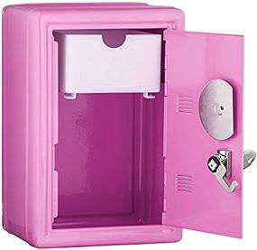 img 3 attached to Secure your Child's Savings with the Pink Metal Kids Safe Bank – Key & Combination Lock included!
