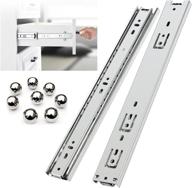 🗄️ yenuo full extension drawer slides side mount - 22 inch - 1 pair - heavy duty ball bearing metal rails with 100lb load capacity logo