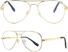 img 4 attached to 🕶️Очки Clear Eyewear Classic Aviator для вечного стиля