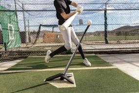 img 2 attached to ⚾ Enhance Your Baseball Swing with SKLZ Launch Tee Elite - The Ultimate Angled Hitting Tee for Elite Performance