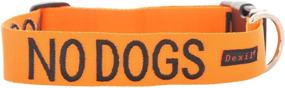 img 4 attached to 🚫 Dexil Limited NO Dogs Orange Coded Buckle Dog Collar (S-M L-XL) - Prevent Accidents by Warning Others of Your Dog's Incompatibility