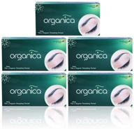 organica organic cotton eyebrow threading shave & hair removal logo