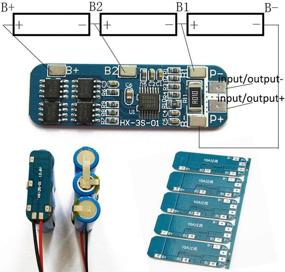 img 3 attached to ⚡ 3Pcs Comidox 3S 12V 10A BMS Плата защиты литий-ионных аккумуляторов с модулем зарядки с защитой от перезаряда/разряда/перегрузки/короткого замыкания