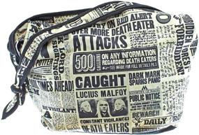 img 2 attached to 👜 Волшебная плечевая сумка "Дневной Пророк" Хогвартс - Идеальная сумка-хобо для Гарри Поттера