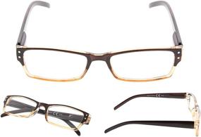 img 3 attached to 👓 4-Pack of Reading Glasses with Bonus Sunshine Readers for Women and Men