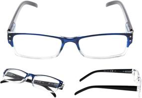 img 2 attached to 👓 4-Pack of Reading Glasses with Bonus Sunshine Readers for Women and Men