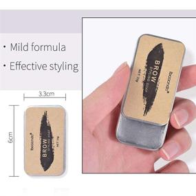 img 2 attached to Natural Eyebrow Styling Soap for Long-lasting 3D Brows - Transparent Eyebrow Wax Gel