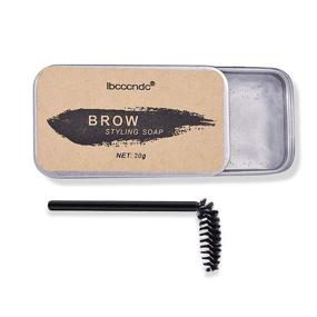 img 4 attached to Natural Eyebrow Styling Soap for Long-lasting 3D Brows - Transparent Eyebrow Wax Gel