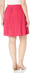 img 1 attached to Plus Size Knee Length Self Tie Women's Skirt by Star Vixen - Enhanced SEO
