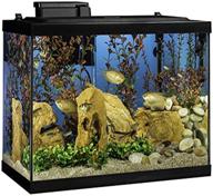 🐠 tetra aquarium 20 gallon fish tank kit: illuminated led lighting & decor included logo
