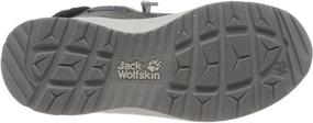 img 1 attached to Разжигай приключения с ботинками для походов Jack Wolfskin Unisex-Child Polar Wolf Texapore High K.