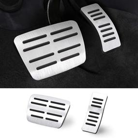 img 4 attached to 🚗 TTCR-II Pedal Covers: Anti-Slip Aluminum-Alloy Pads for Audi A3 A4 A5 A6 A7 A8 Q3 Q5 Q7 Q8 SQ5 SQ7 SQ8 TT TTRS and Porsche Macan - No Drill, 2 Sets (Automatic)