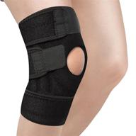 advanced knee brace with side stabilizers & patella gel pads - perfect for arthritis pain relief, injury recovery, running, and working out логотип