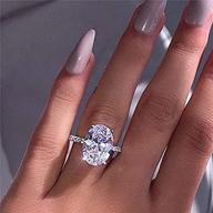 cutedoumiao engagement zirconia promise solitaire logo