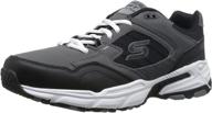 👟 skechers sport stamina oxford sneakers in black логотип