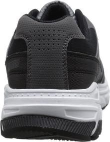 img 2 attached to 👟 Skechers Sport Stamina Oxford Sneakers in Black