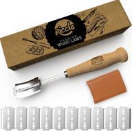 🥖 get precision artisanal breads with the riccle bread lame slashing tool: dough scoring knife with 10 razor blades and storage cover logo