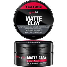 img 4 attached to 💇 SexyHair Matte Clay - Texturizing Clay for Separation, Definition, and Moldability, Taming Unruly Ends, Easy Wash-Out