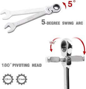 img 2 attached to 🔧 Efficiently Organize with Flex Head Ratcheting Organizer 13 Piece Combination