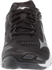 img 3 attached to Mizuno Womens Lightning Volleyball Blacksilver Men's Shoes for Athletic