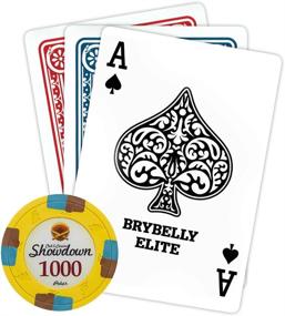 img 1 attached to Brybelly 000 Showdown Poker Set Sports & Fitness