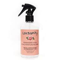 🌹 pure rosewater hair and facial daily moisturizing/refreshing spray by locsanity logo