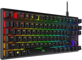 img 3 attached to 🎮 HyperX Alloy Origins Core: Tenkeyless Mechanical Gaming Keyboard, Software-Managed Lighting & Macro Customization, Compact Form, RGB LED Backlight, Linear Red Switches