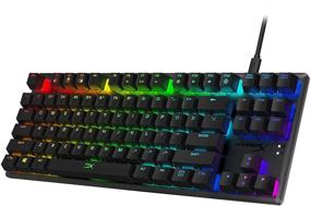 img 2 attached to 🎮 HyperX Alloy Origins Core: Tenkeyless Mechanical Gaming Keyboard, Software-Managed Lighting & Macro Customization, Compact Form, RGB LED Backlight, Linear Red Switches