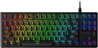 🎮 hyperx alloy origins core: tenkeyless mechanical gaming keyboard, software-managed lighting & macro customization, compact form, rgb led backlight, linear red switches logo