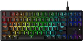 img 4 attached to 🎮 HyperX Alloy Origins Core: Tenkeyless Mechanical Gaming Keyboard, Software-Managed Lighting & Macro Customization, Compact Form, RGB LED Backlight, Linear Red Switches