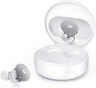 🎧 monster inspiration 700 anc wireless earbuds: hi-fi audio, cvc 8.0 mic, 28hrs battery, aptx codec, type-c charging (white) logo