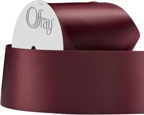 img 2 attached to Offray 916290 Double Ribbon Burgundy