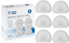 img 3 attached to Fette Filter 6-Pack Compatible with VLPF10 Black and Decker Hand Vacuum Filter and Dust Buster Handheld Vacuum - Fits HLVA320J00 and N575266 Models - Compare to Part N600601