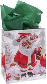 img 3 attached to 🎄 60 Christmas Tissue Paper Sheets: Festive Holiday Crafts, Wrapping, and Packaging - Red & Green 2 Solid Colors - Gift Boutique