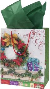 img 1 attached to 🎄 60 Christmas Tissue Paper Sheets: Festive Holiday Crafts, Wrapping, and Packaging - Red & Green 2 Solid Colors - Gift Boutique