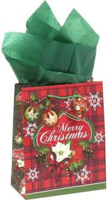img 2 attached to 🎄 60 Christmas Tissue Paper Sheets: Festive Holiday Crafts, Wrapping, and Packaging - Red & Green 2 Solid Colors - Gift Boutique