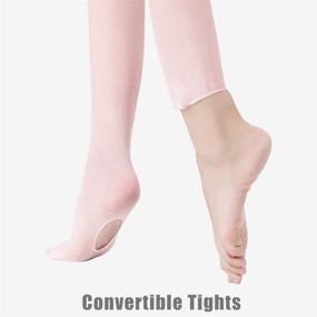 img 3 attached to 🩰 STELLE Dance Tight - Ultra Soft Pro Ballet Transition Tight for Toddler, Little Girl, Big Girl, and Women