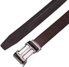 img 1 attached to 🔧 Ratchet Adjustable Automatic Leather Strap 2F752309