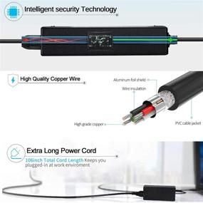 img 1 attached to 💻 65W Dell Inspiron & XPS Laptop Charger - AC Adapter Power Cord for Dell 15-5000, 15-7000, 11-3000, 13-5000, 13-7000, 17-5000, 5555, i7347, i3458 Series; XPS 18 1810 1820 - 19.5V 3.34A