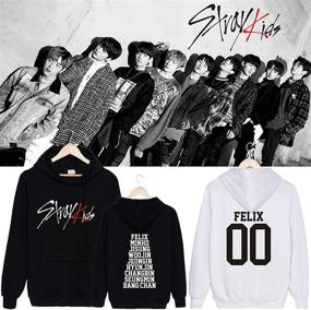 img 3 attached to Sweatshirt for Boys: CHAIRAY ChangBin HyunJin Sweater - Trendy Clothing
