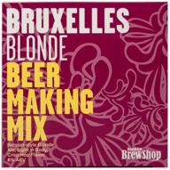 craft your own bruxelles blonde beer at home: brooklyn brew 🍺 shop all-grain beer making mix with malted barley, hops, and yeast (gmbux) logo